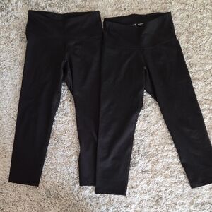 Old Navy Black Women's Active Leggings - Pack of 2